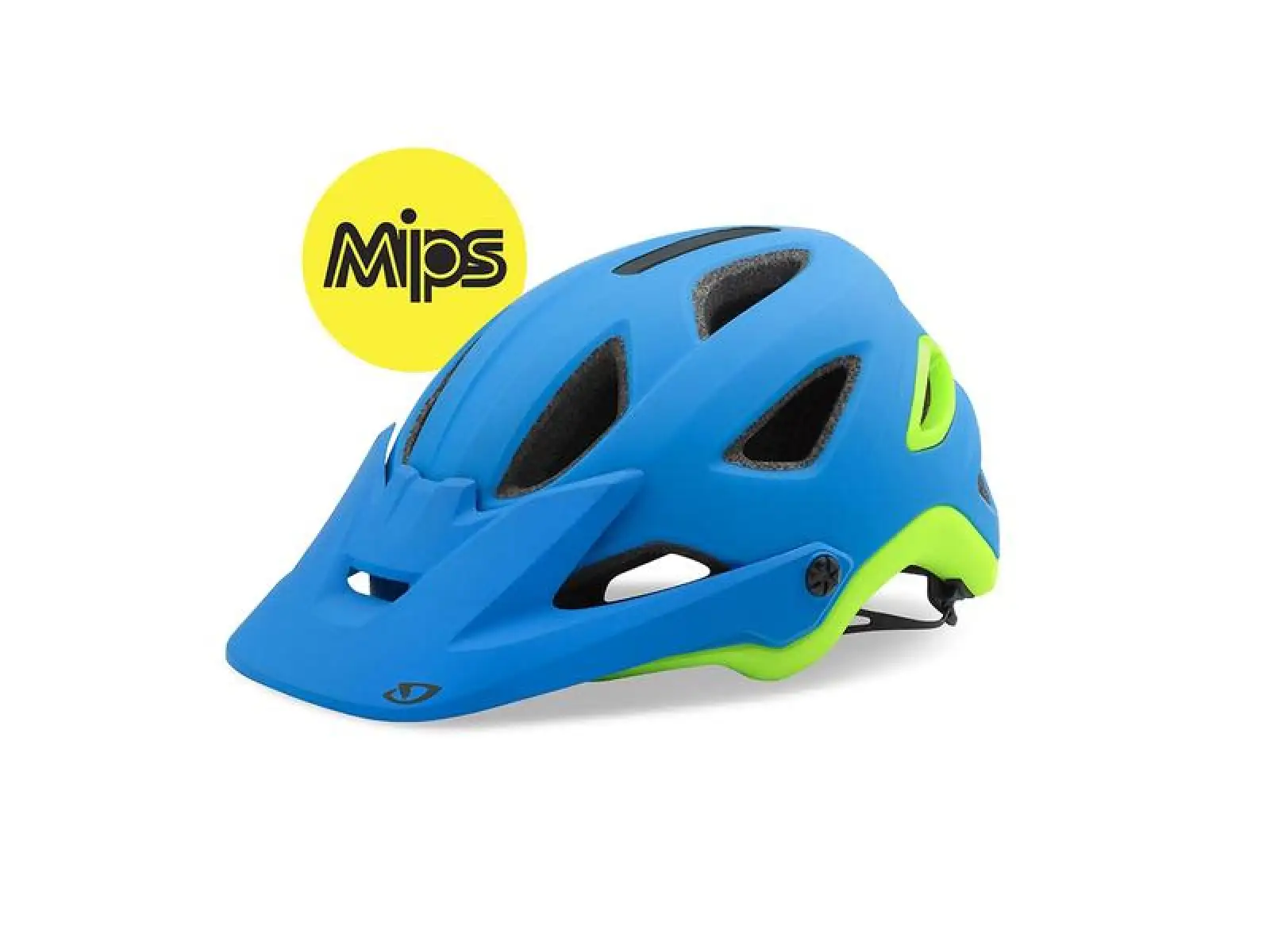 Giro Montaro MIPS Herren-MTB-Helm Mattblau/Limette