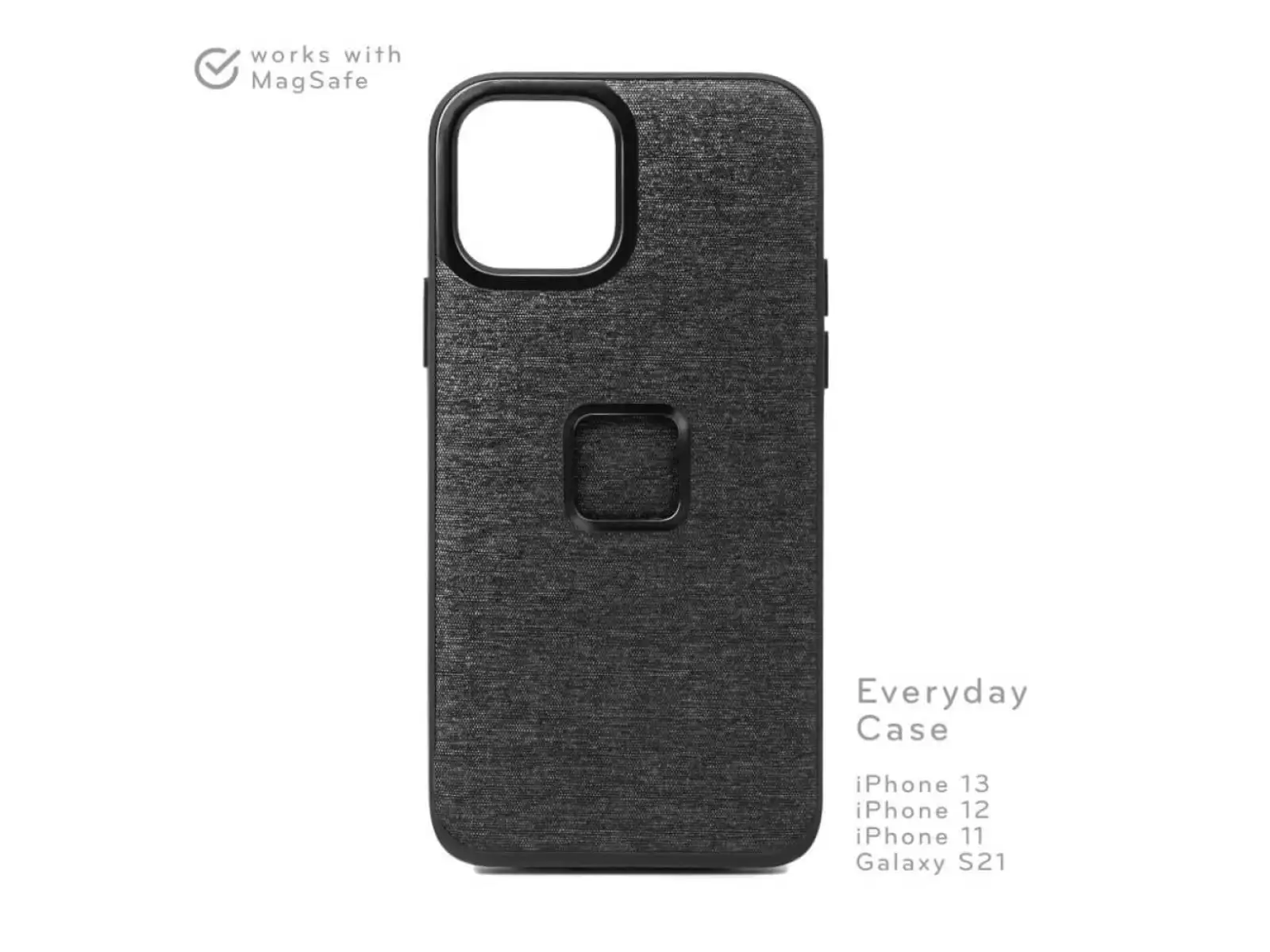 Peak Design Mobile Everyday Case für iPhone 13 Pro - Handyhülle in der Farbe Anthrazit