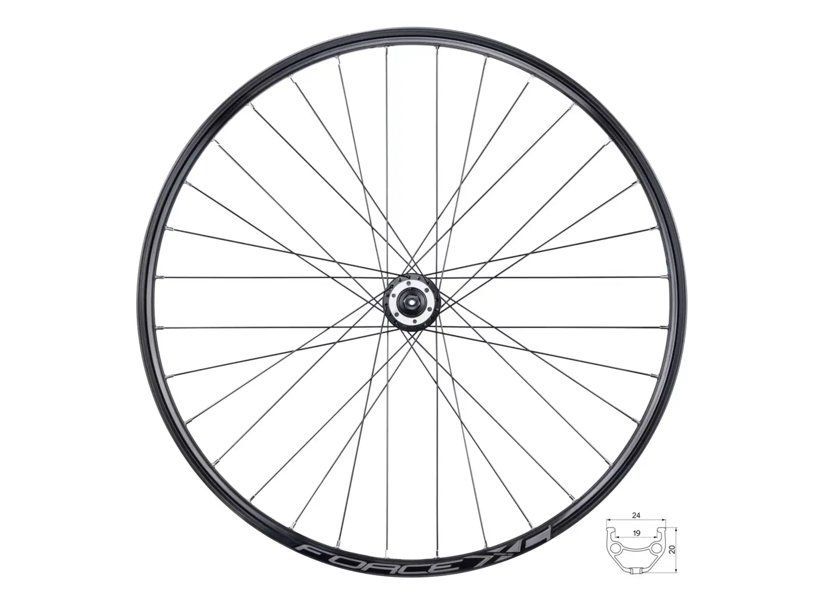 Force XC Disc 29 Vorderrad Laufrad Nabe F804332
