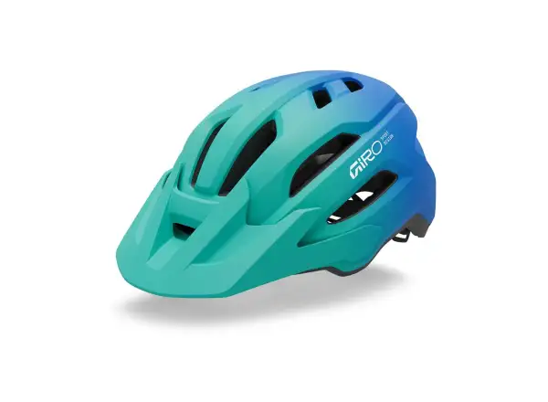 Giro Fixture II Youth Kinderhelm Mat Aqua Green/Blue Jewel Fade