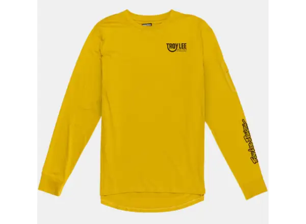 Troy Lee Designs Ruckus Ride Tee Herren langarm Trikot Eyez Safron