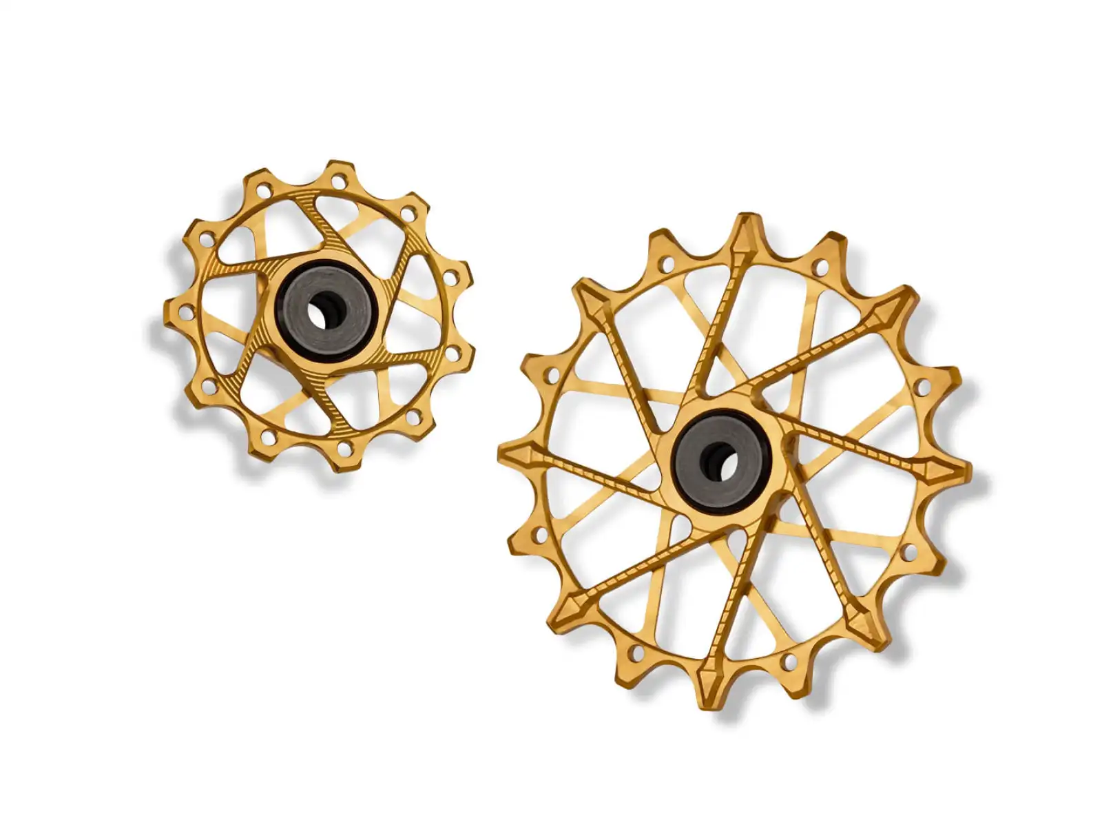 Garbaruk-Schaltwerksrädchen für Shimano 11-Gang. 11 +16T Gold.