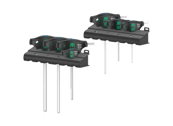 Wera 454/7 HF Set 1 Hex-Plus Inbusschraubendreher mit T-Griff Satz 7 Stk.