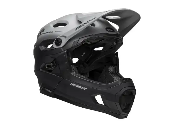 Bell Super DH Spherical Helm Mat Gray/Black Fasthouse