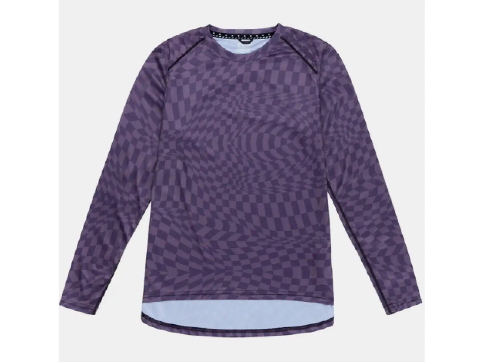 Troy Lee Designs Lilium Twisted Checkers Damen Trikot Langarm Deep Purple