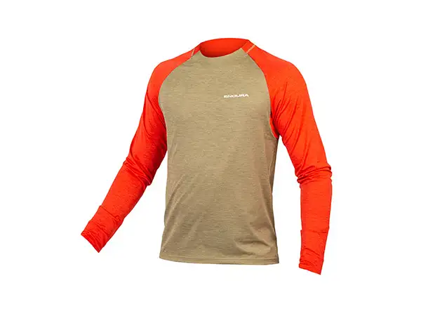 Endura SingleTrack Herren Langarmtrikot Pilz