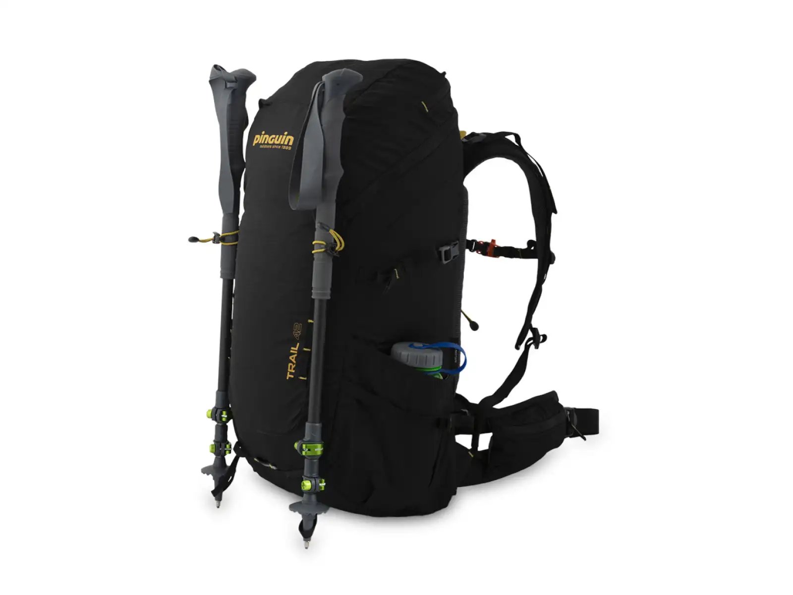 Pinguin Trail 42 Rucksack in Schwarz