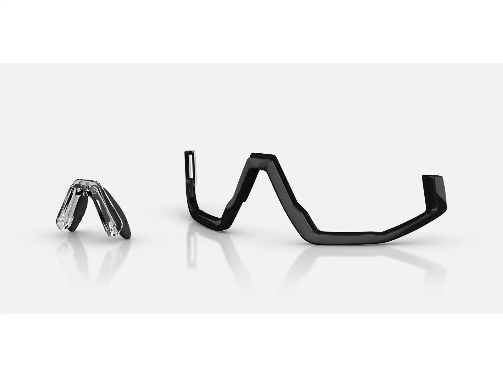 Bliz Fusion Sonnenbrille Transparent Dark Grey/Brow Red Multi