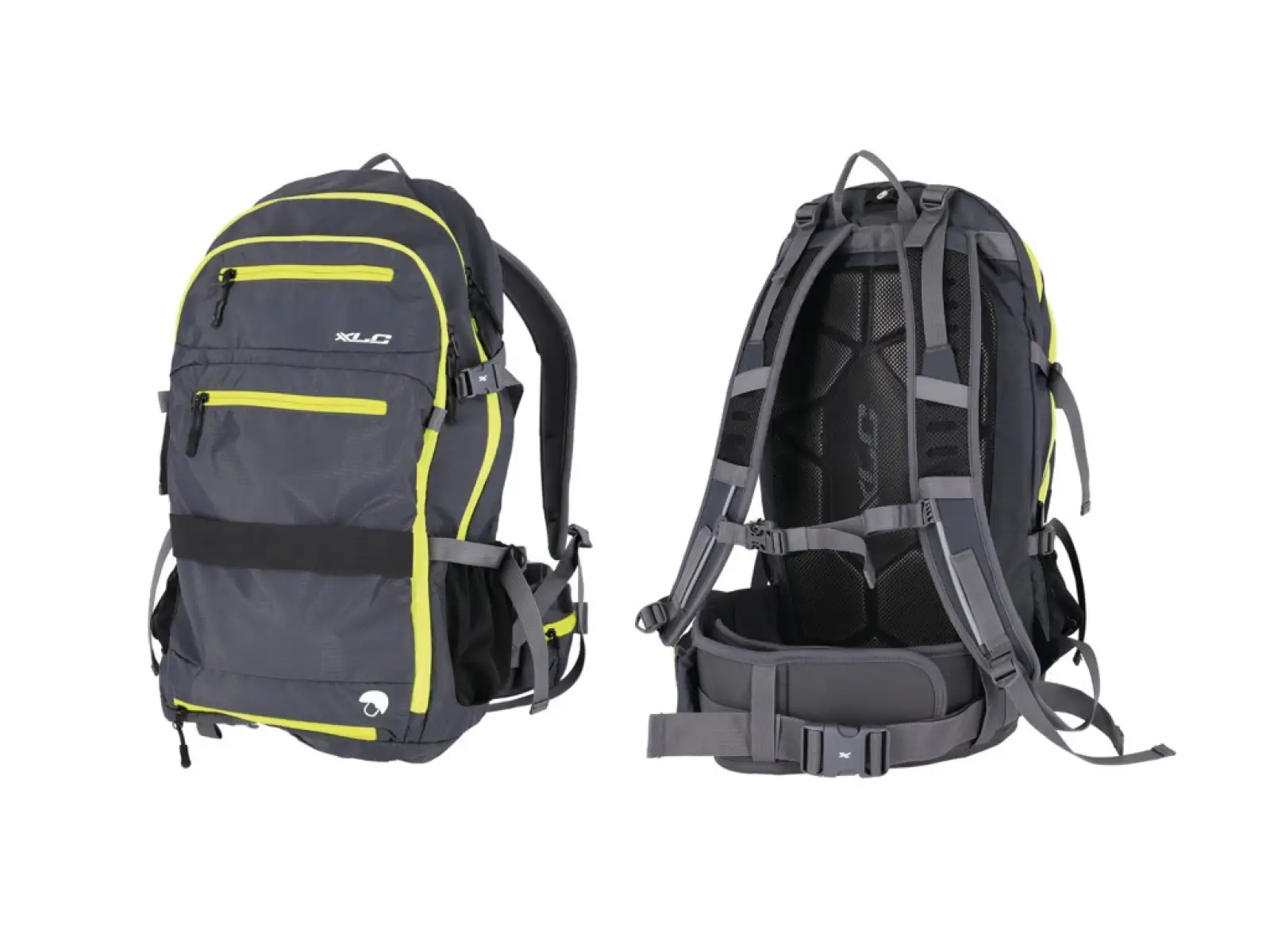 XLC BA-S100 E-Bike Rucksack grau/gelb 28 l