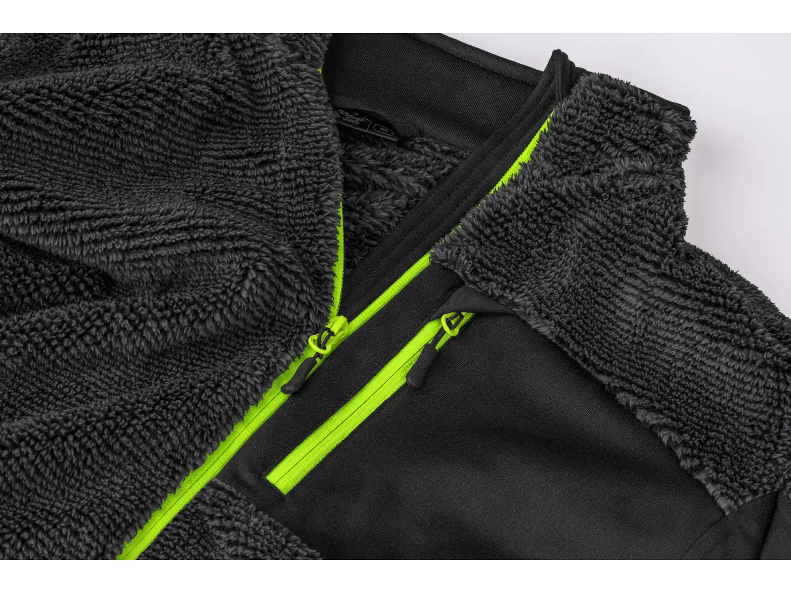 Etape Warmer Herrenhoodie Anthrazit/Gelbfluoreszierend