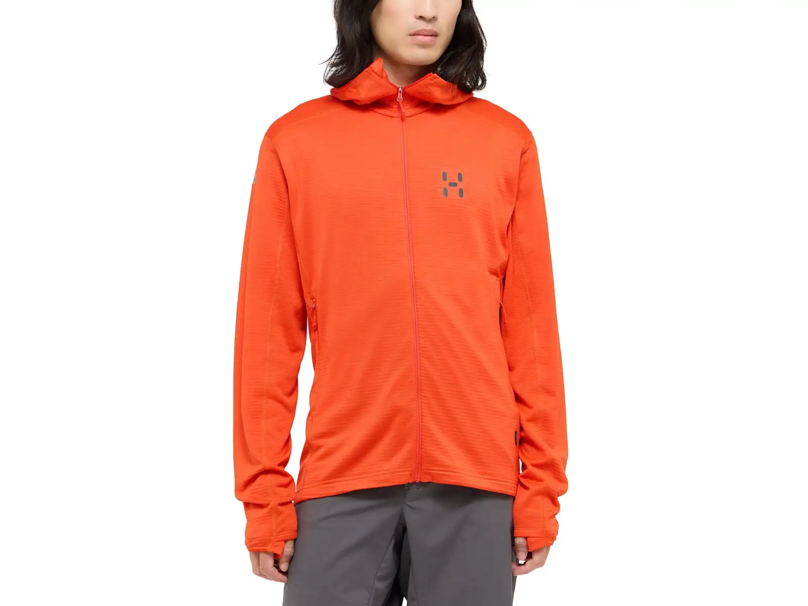 Haglöfs L.I.M Mid Multi Hood Herren Kapuzenpullover rot