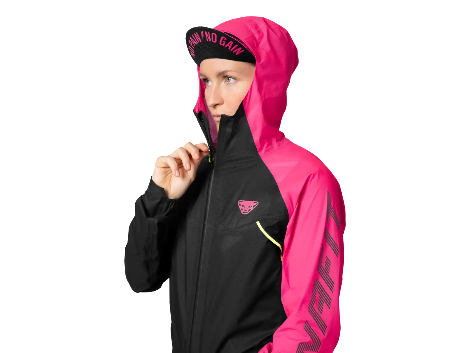 Dynafit DNA 3L Damenjacke Pink Glo/Black Out
