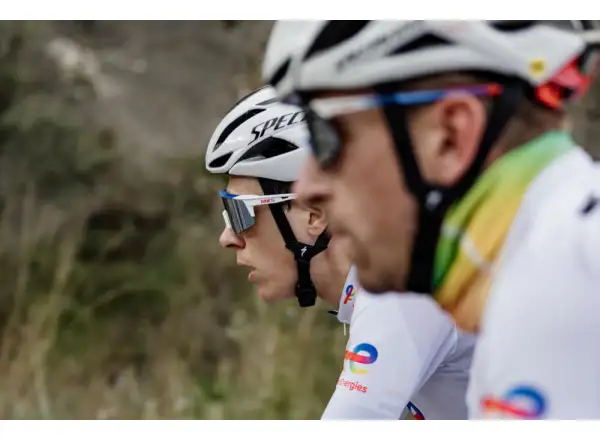 100% Speedcraft Brille TotalEnergies Team Matt Weiß / HIPER Linse