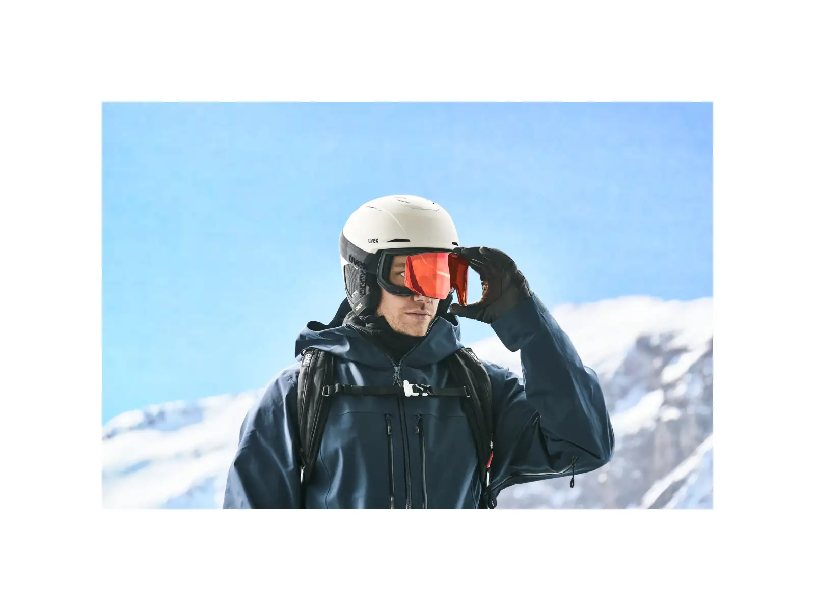 Uvex Lace Attract FM Skibrille black matt/ice - green