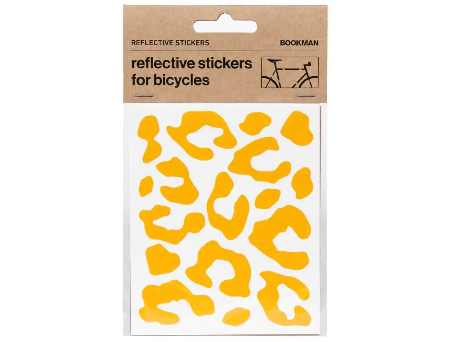 Bookman Leopard selbstklebender Reflektor gelb