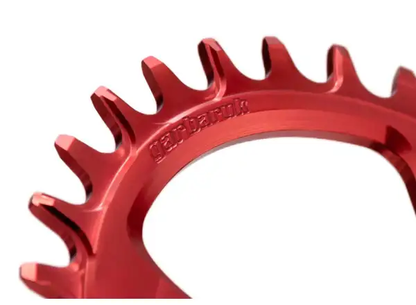 Garbaruk Oval MTB Kettenblatt Cannondale Ai Red Standard mit 34 Zähnen.