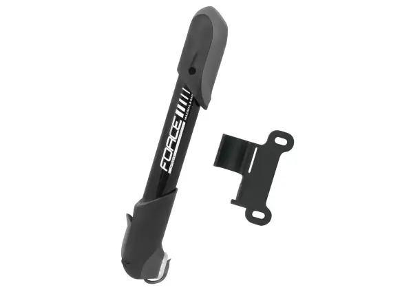 FORCE Luftpumpe Sport Duo Telescop Al Schwarz