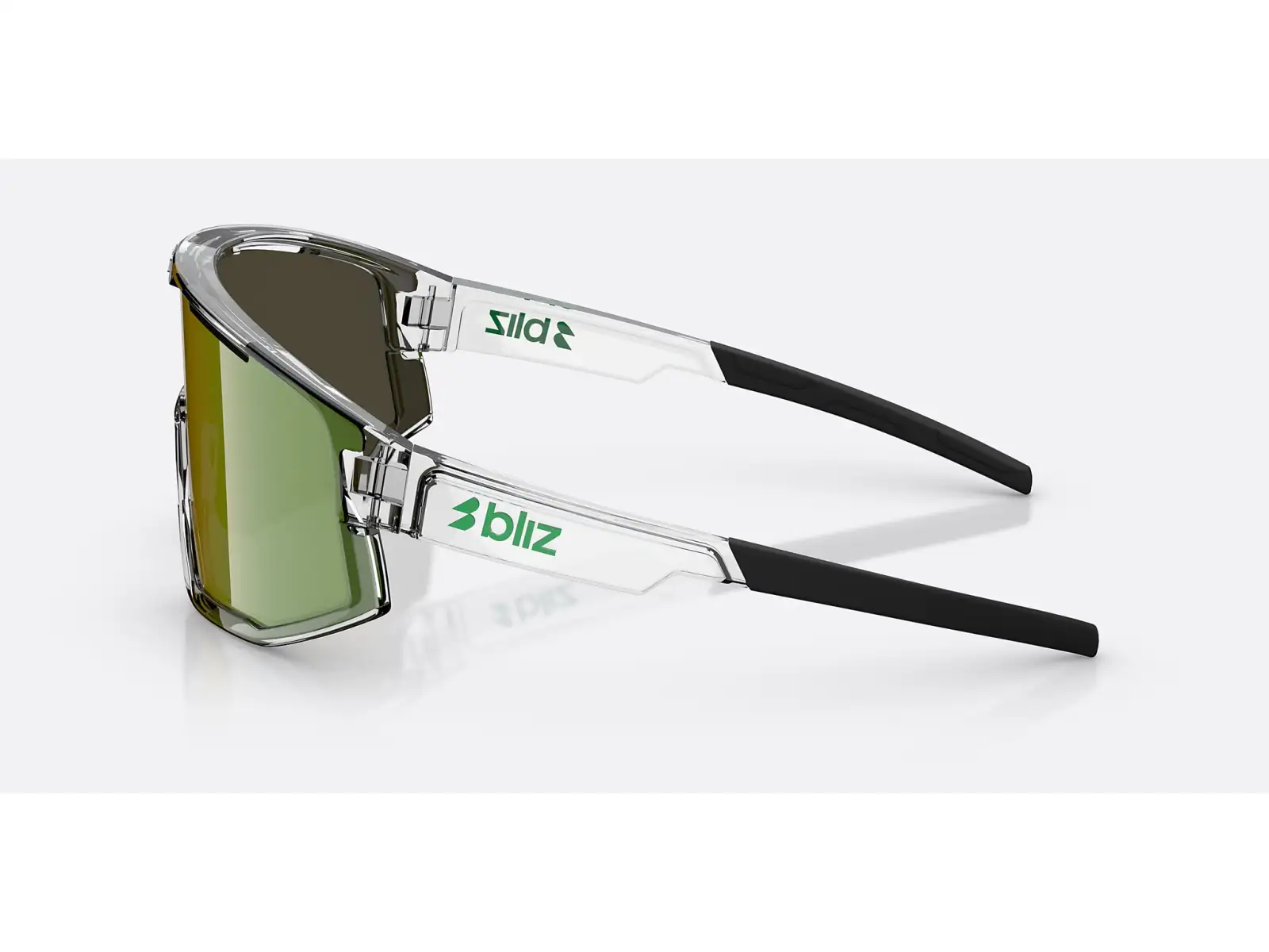 Bliz Fusion Sonnenbrille Transparent White/Brown Green Multi
