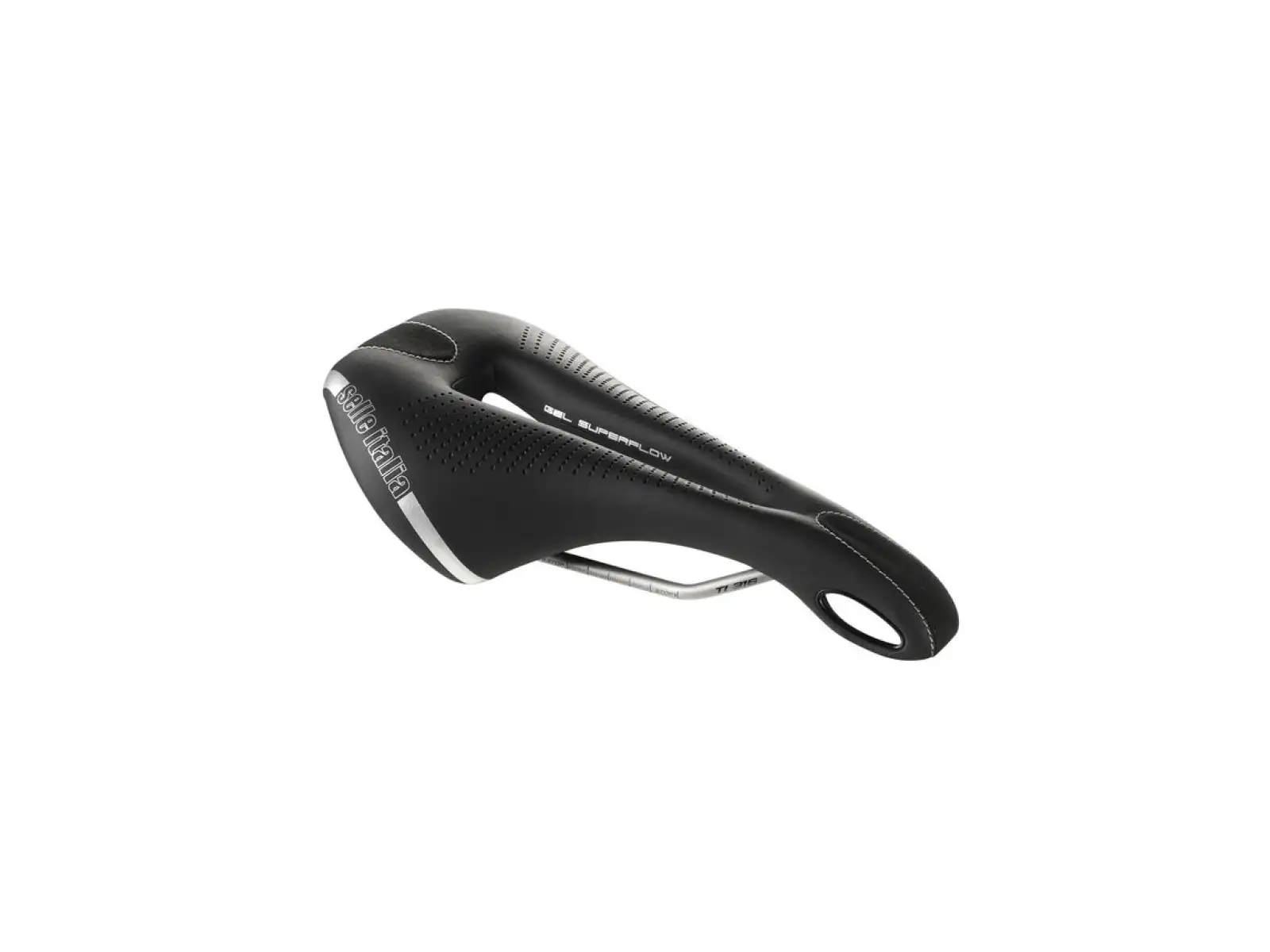 Selle Italia Max Flite Gel SuperFlow L3 Sattel Schwarz