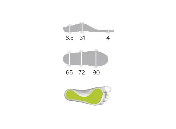 Sidas 3Feet Eco Winter Mid Einlegesohlen für Schuhe