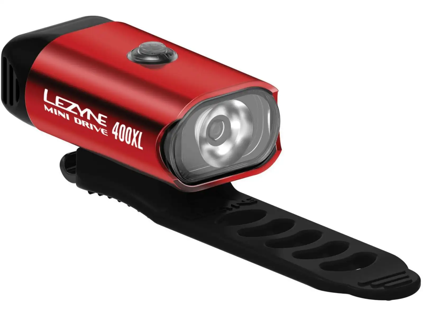 Lezyne Mini Drive 400 Frontleuchte rot/hochglanz