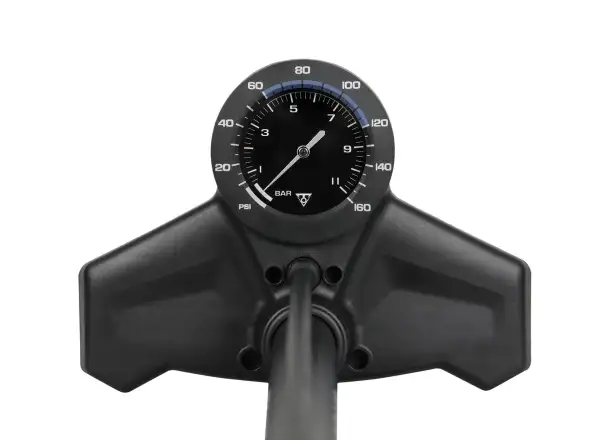 Topeak JoeBlow Roadie EX Werkstattpumpe Schwarz/Blau