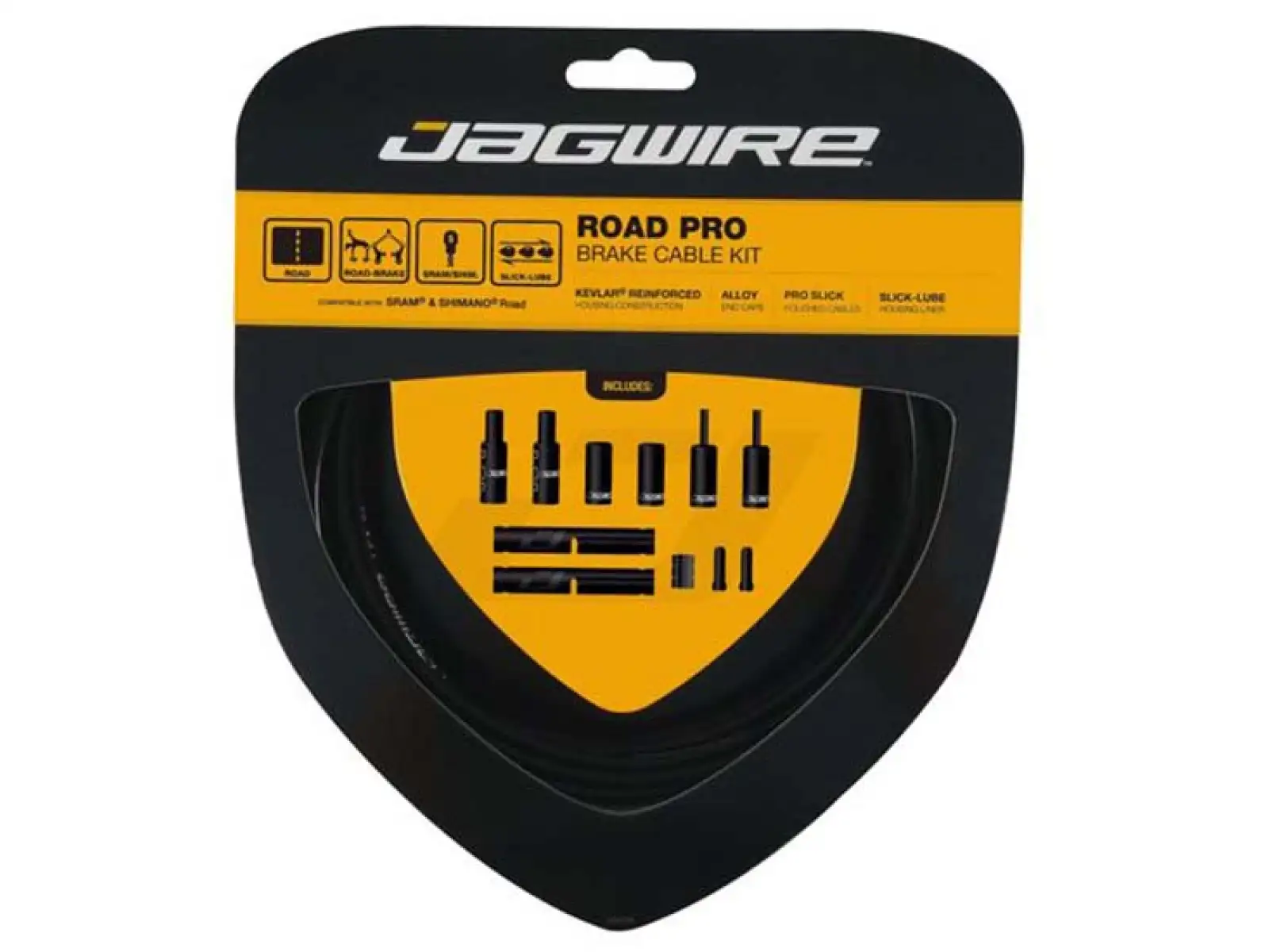 Jagwire PCK200 Road Pro Bremskit Bremszug schwarz