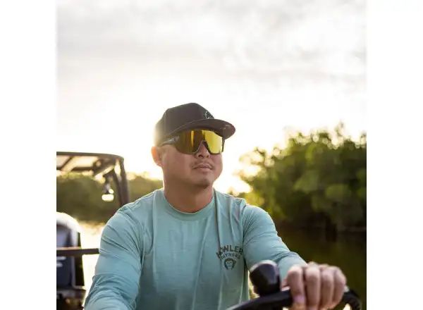 Smith Wildcat Brille Mate Grau/Marmor/ChromaPop Polarized Bronze-Spiegel