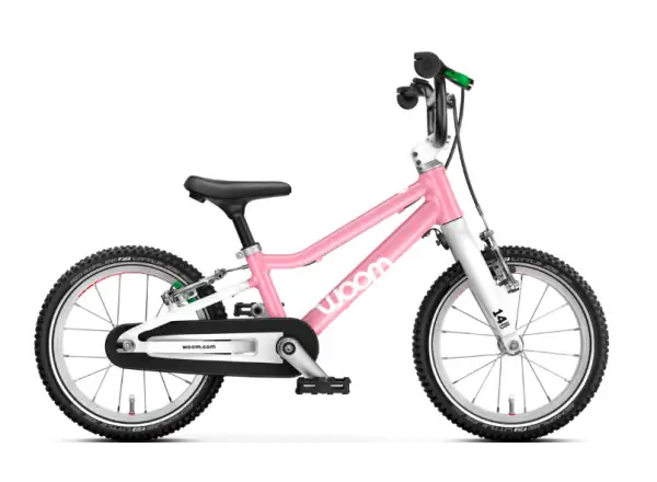 Woom Go 2 Kinderfahrrad 14" Powder Pink