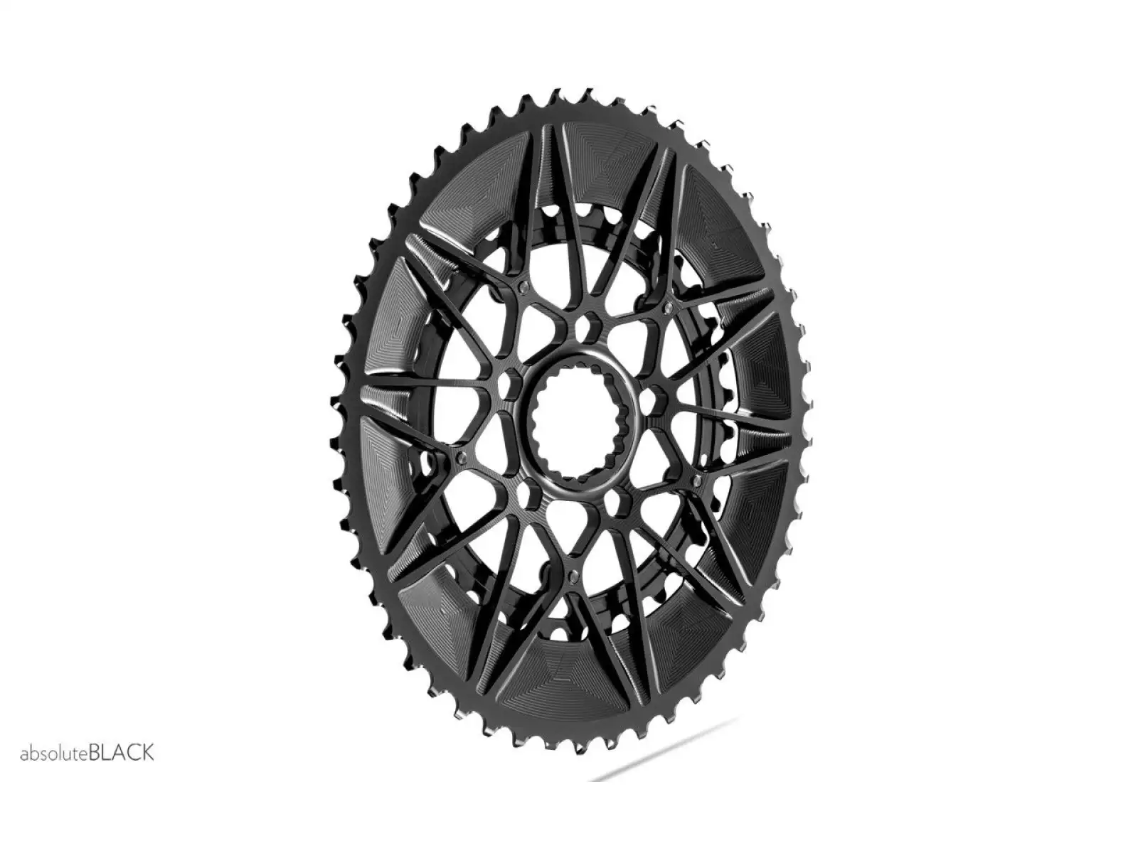 Absolute Black Cannondale Road Oval 50-34 Kettenblatt-Set