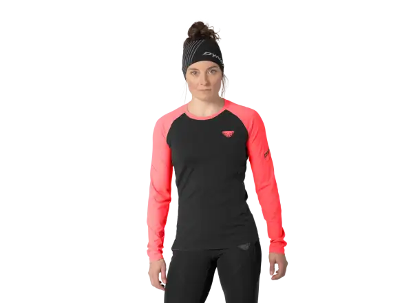 Dynafit Alpine Pro Damen T-Shirt langer Ärmel Ultra Coral