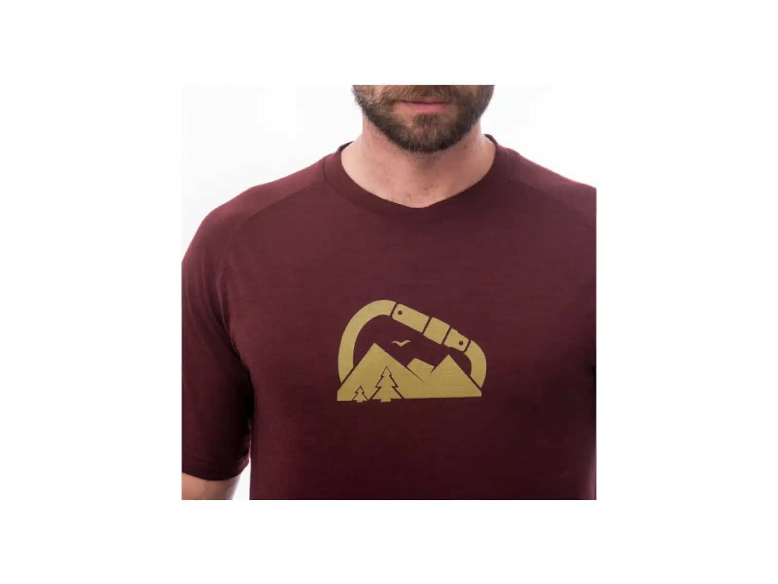 Sensor Merino Air PT Summit Herren T-Shirt kurzarm Red