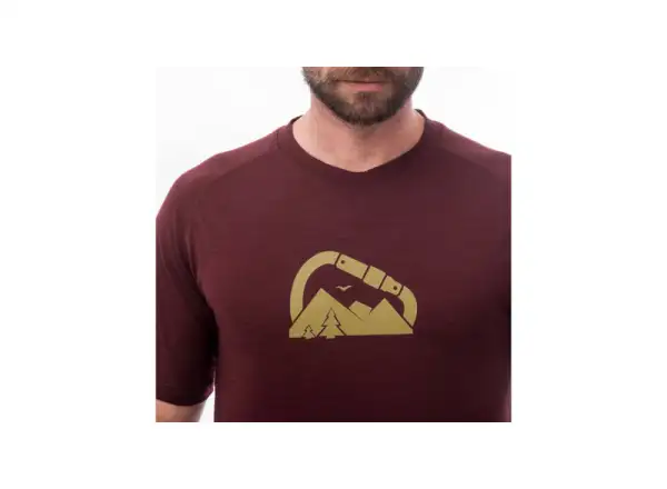 Sensor Merino Air PT Summit Herren T-Shirt kurzarm Red