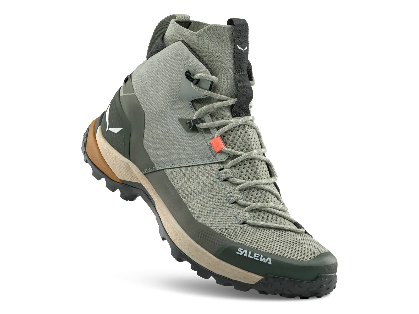 Salewa Puez Knit Mid PTX Herren Outdoor-Schuhe Shadow/Dark Olive