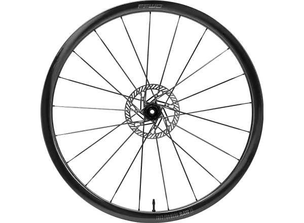 FFWD RAW CS 33 Straßenrad-Radsatz, glänzendes Schwarz
