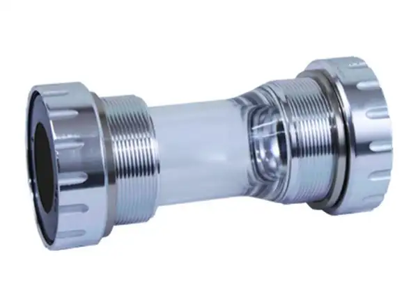Neco BB52 Bottom Bracket für Shimano Achsen in Silber.
