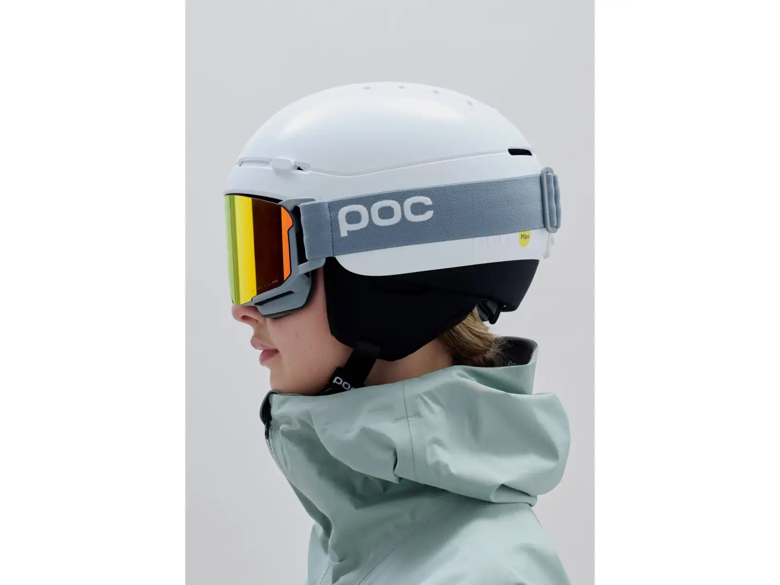POC Nexal Skibrille Granite Grey/Partly Sunny Orange