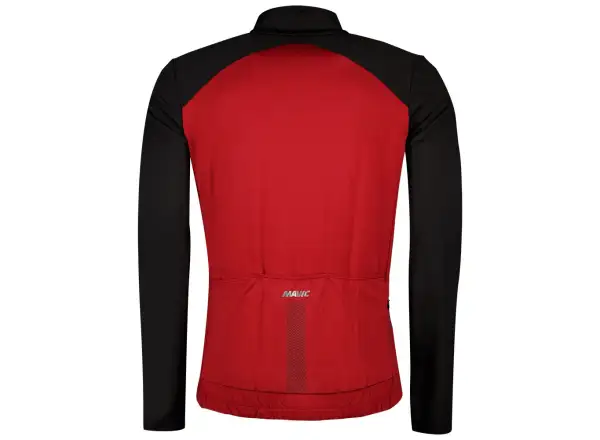 Mavic Cosmic Thermo Herren Langarmtrikot Thermo Schwarz/Biking Rot