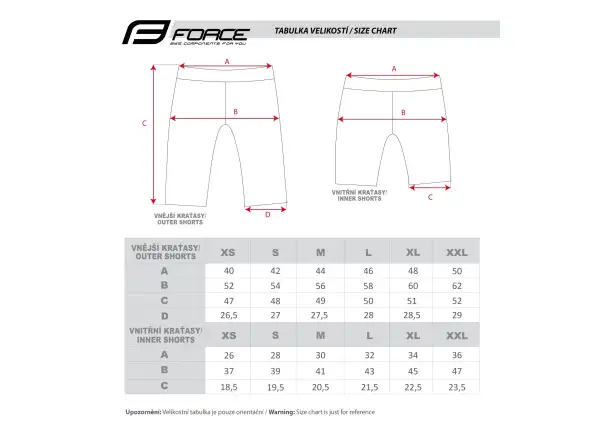 Force Storm Damen MTB Shorts mit Polsterung Schwarz/Rosa