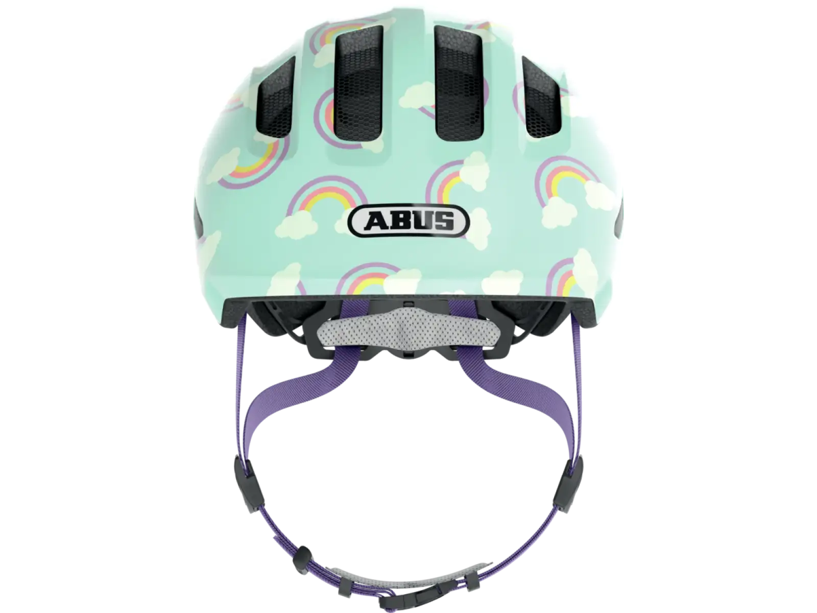 Abus Smiley 3.0 LED Kinderhelm Blue Rainbow