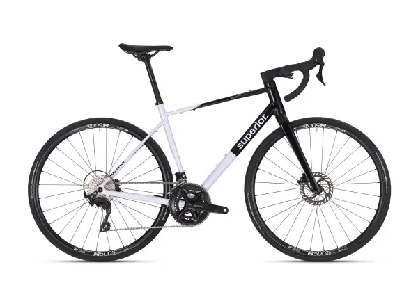 Superior XR 6.5 GF Rennrad Gloss Black / White