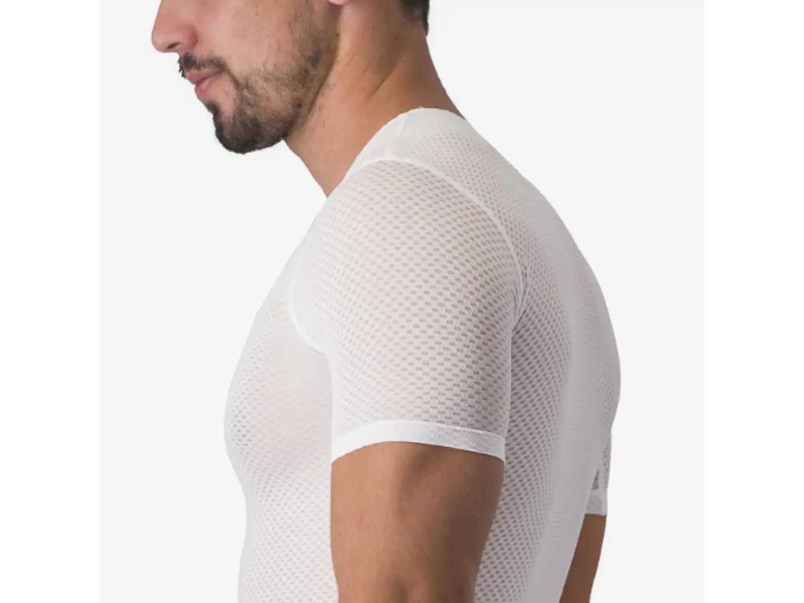 Castelli Pro Mesh 2.0 Funktionsshirt kurze Ärmel weiß