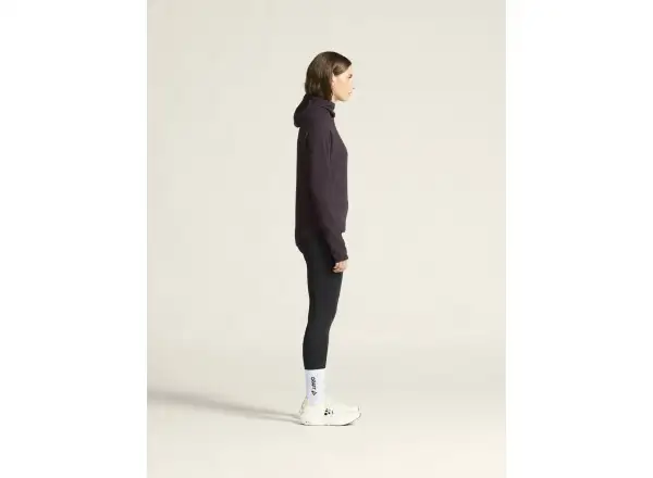Craft Grid Hood Damen Kapuzenpullover violett
