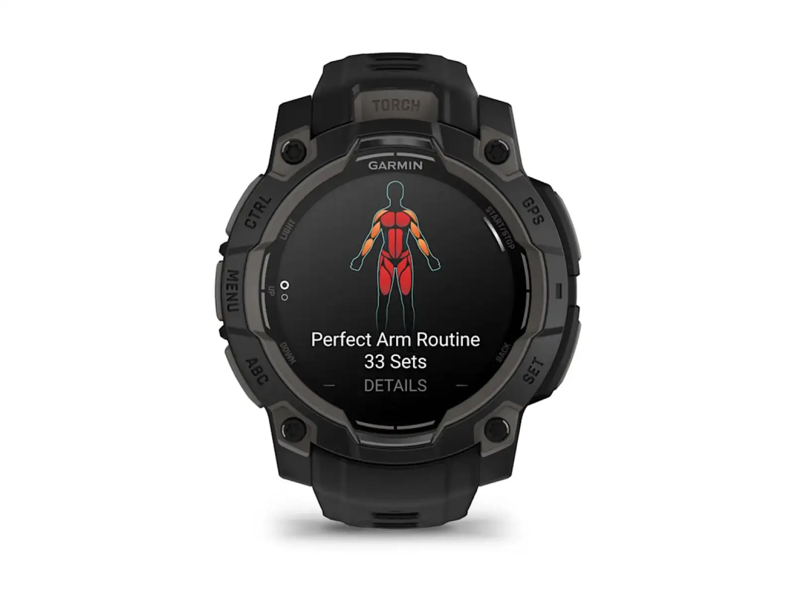 Garmin Instinct 3 Amoled 45 mm Smartwatch Black/Black Armband