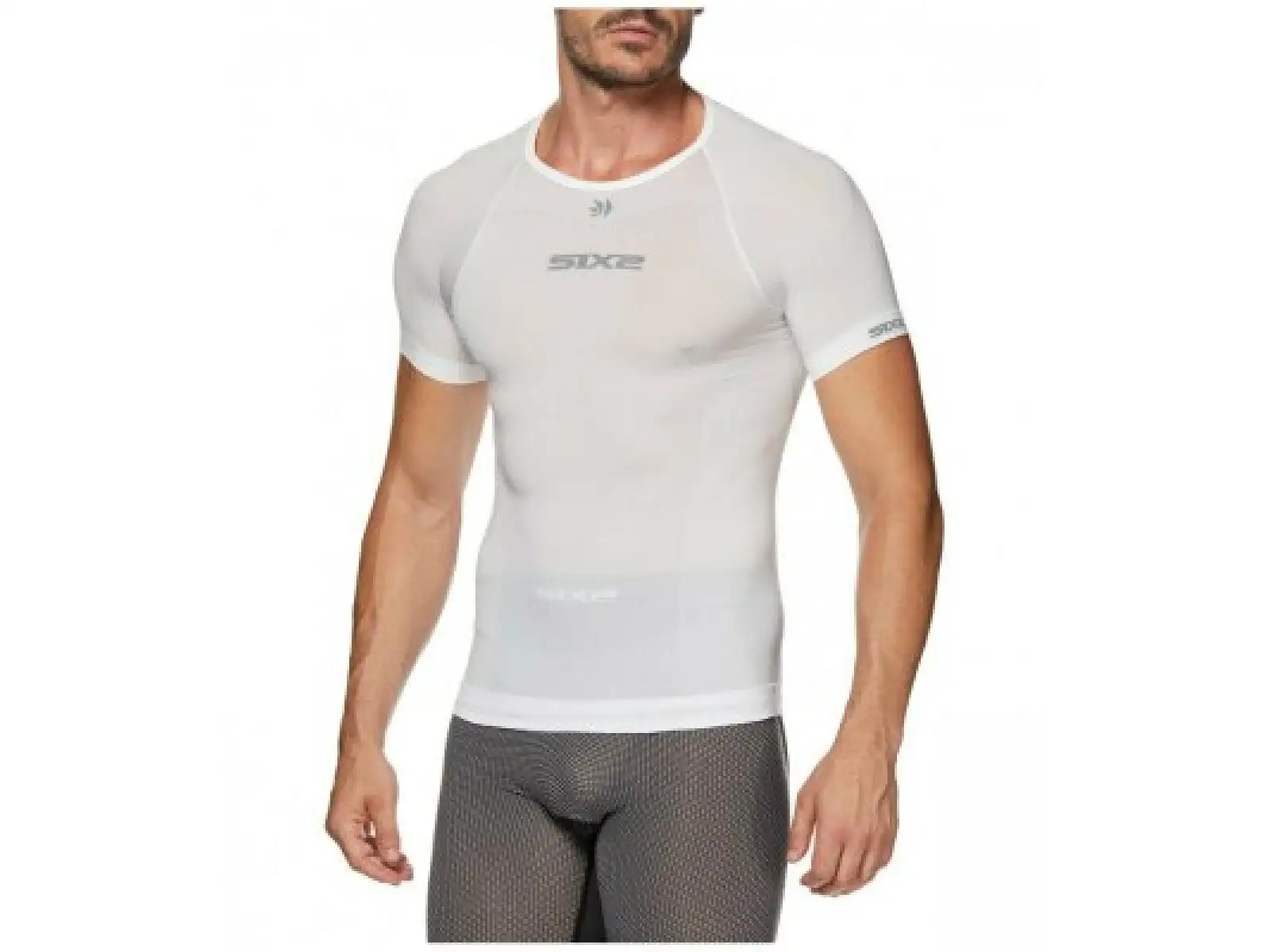 SIXS TS1L BT Funktions-T-Shirt Kurzarm Weiß
