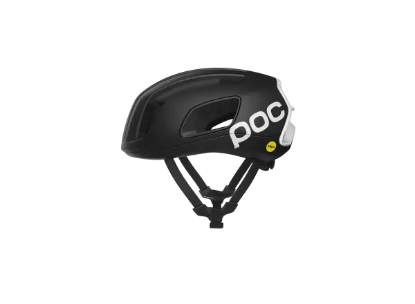 POC Cytal Straßenhelm Uranium Black Matt/Hydrogen White/Logo
