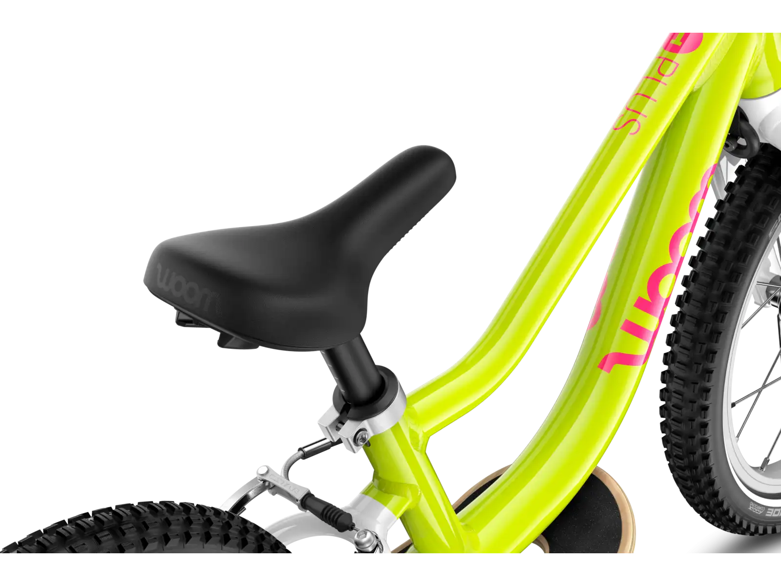 Woom GO 1 PLUS Kinderlaufrad neon lime