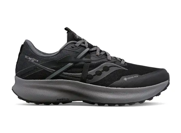 Saucony Ride 15 TR GTX Herren-Laufschuhe Schwarz/Anthrazit