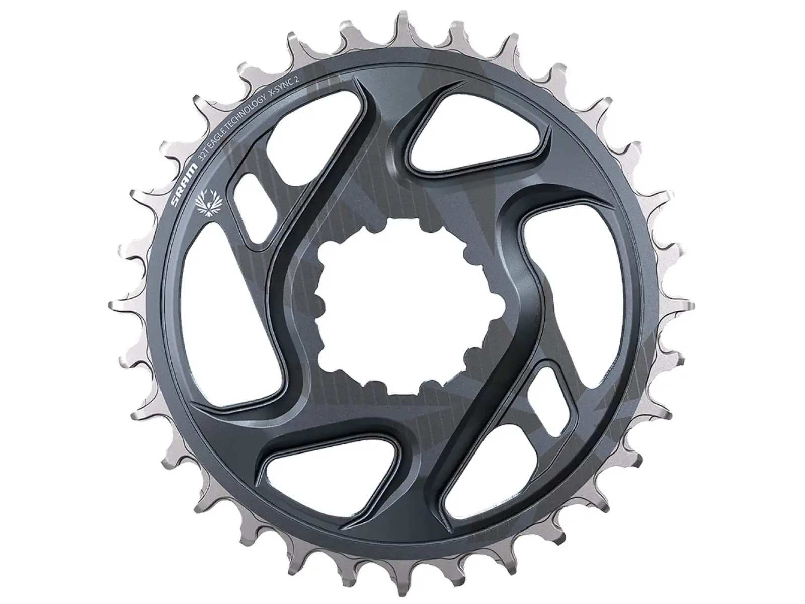 Sram X-Sync 2 Eagle CF -4mm Offset Kettenblatt 30z