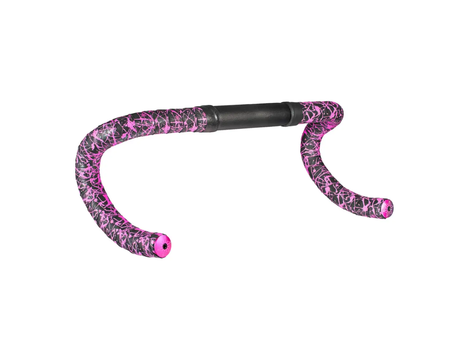 Supacaz Super Sticky Kush Splat Lenkerband Neon Pink/Pink Plugs